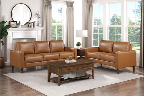 Light Brown Leather Sofa And Loveseat | Cabinets Matttroy intended for Elevating Your Living Space with the Taylor Light Brown Leather Sofa
